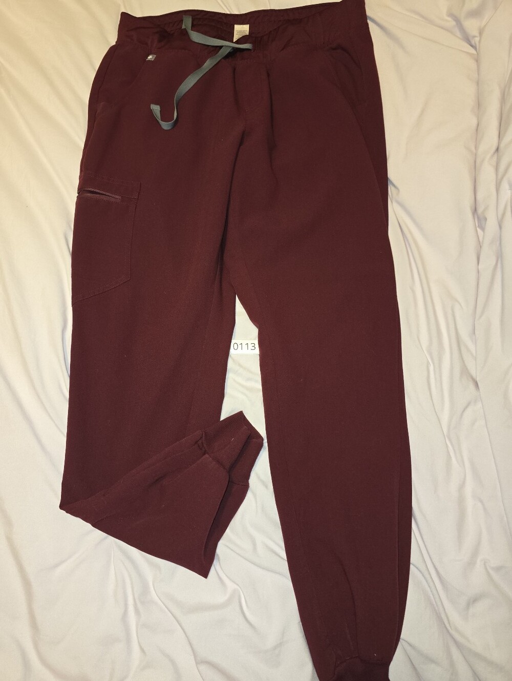 Figs Zamora Joggers Large Burgundy
